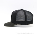 5 Panel Mesh Cap gewebte Patch Trucker Hut